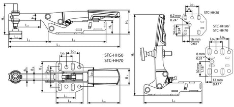 Waagerechtspanner 60Mm Bessey 1 - 8519