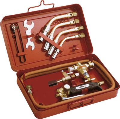 Produktbild von GCE Propan-Hartlöt-Garnitur Rhöna im Stahlblechkasten 28183 4031182235122