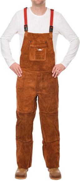Produktbild von Weldas Latzhose Spaltleder Lava Brown Größe L 44-7440/7648L 8718564522594