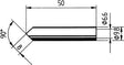 Lötspitze ERSADUR Nr. 8328,0 mm, angeschrägt Ersa