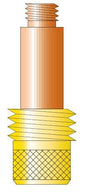 Produktbild von Trafimet Spannhülsengehäuse Gaslinse Ø 3,2,45V27 (10 Stück) TE0006-32 4053569093934