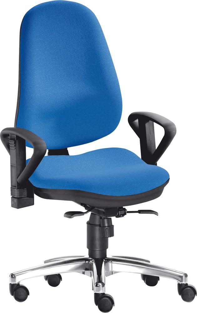 Produktbild von 1000 Stühle Bandscheibenstuhl Profi Ultra L blau belastbar bis 130 kg SY-10.000-L-88-106-00-44 4250416809032