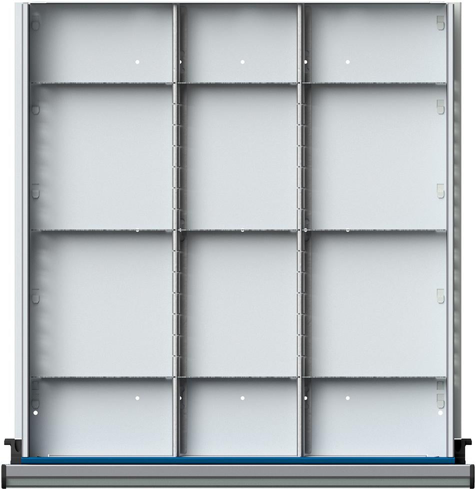 Produktbild von Anke Schubladeneinteilungssatz für FH 180-360mm 1/3 Teilung für Schublade B500xT540 mm 901907 4014641061524