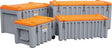 CEMbox Trolley 150 offroad, grau/orange