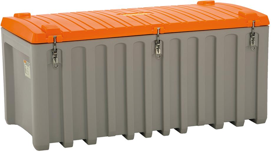 Werkzeugbox CEMbox 750 l B1700xT840xH800 mm grau/orange mit Seitentür