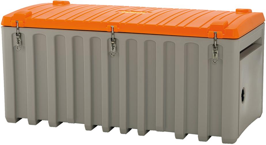 Werkzeugbox CEMbox 750 l B1700xT840xH800 mm grau/orange mit Seitentür