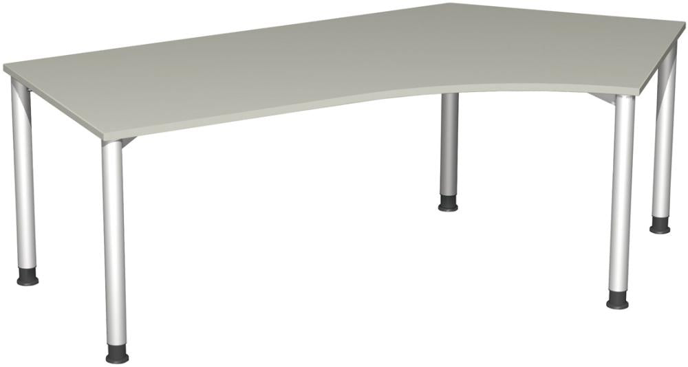 Produktbild von Geramöbel PC-Schreibtisch 135G Rechts Lichtgrau 2166x800/1130,680-800 S-555316-LS 4038933416045