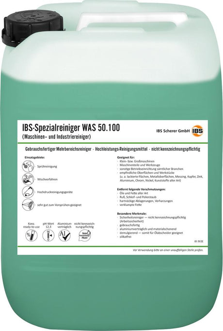 Produktbild von IBS Reiniger WAS 50.100 20L Kanister 2050331 4030209503312