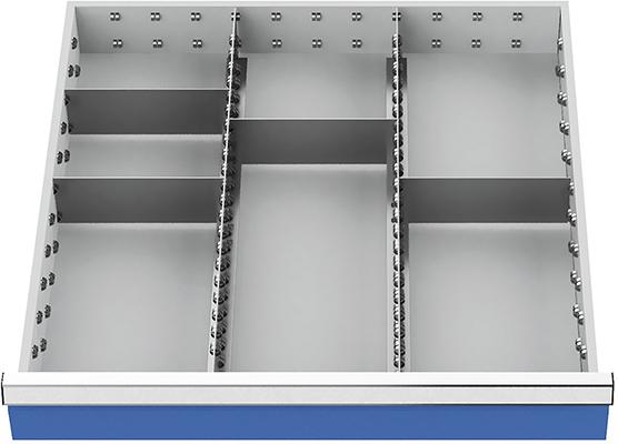 Metalleinteilungen FH100 B705 x T705