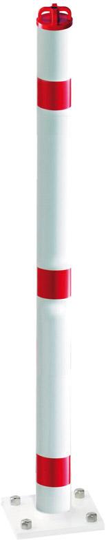 Produktbild von Urbanus Sperrpfosten Aluminium mit Bodenplatte AS 62/3 4050576003840