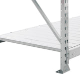 Weitspannregal MINI-RACK B2200xT650xH2500 mm Anbaufeld 4 Stahlpaneele Fachlast 600 kg