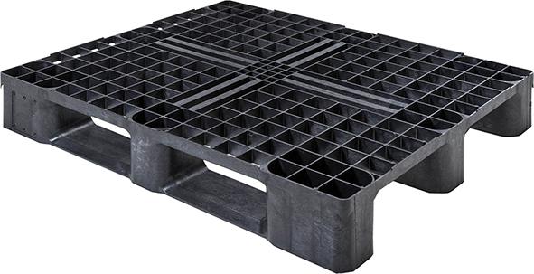 Produktbild von Alpha Paletten Kunststoff-Palette durchbrochen 1200x1000x165mm 1250kg VE:5 Stück 1783 4053569851442
