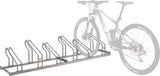 Fahrrad-Bügelparker einseitig, verzinkt L 2100 mm, 6 Plätze