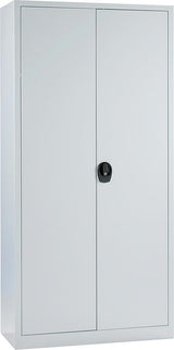 Flügeltürenschrank 4 verzinkt Böden 50kg Traglast H1950xB930xT400mm RAL 7035/7035