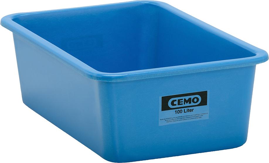 Produktbild von CEMO Rechteckbehälter 100l blau 7567 4052886097854