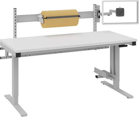 Verpackungstisch M2M A3 1685x800 mm 200 kg leitfähig Lichtgrau