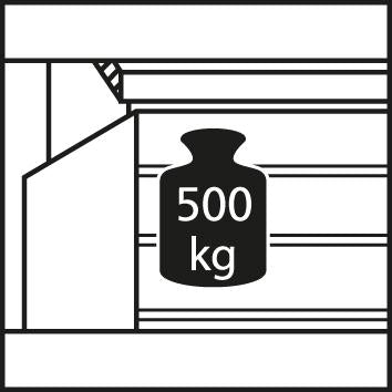 Schiebetürenschrank B1000xT400xH1000 mm 2 Böden verzinkt RAL 7035