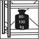 Steckregal Meta-Compact B1000xT300xH1850 mm Grundfeld 5 Böden RAL 7035 60 Ordner je Regalfeld