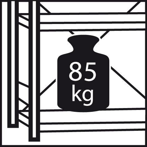 Schraubregal AR 70 kg 2000x1000x600mm 5 Böden verzinkt