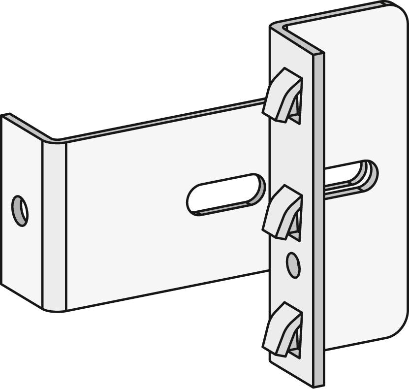 Produktbild von hofe Wandverankerung Edelstahl für Edelstahlregale EW45 4250623767491