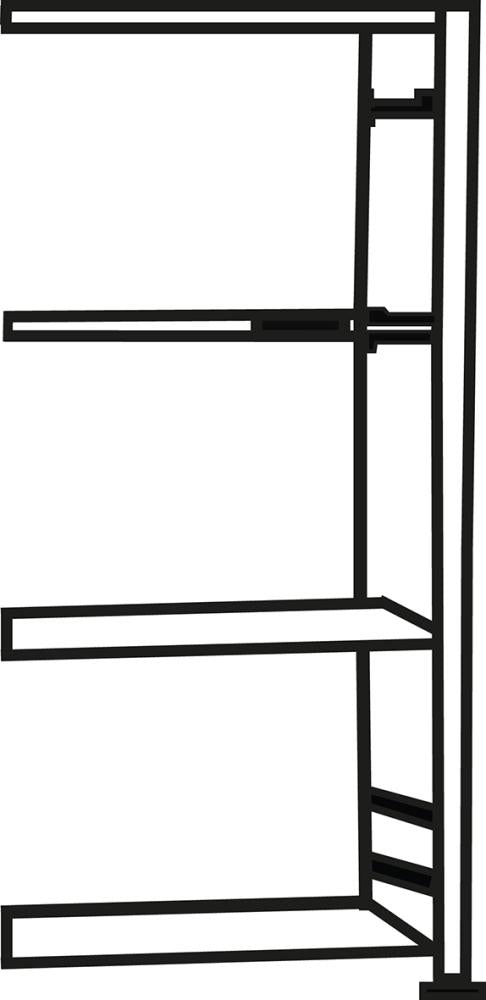 Steckregal AF CLIP V150 200x100x40cm