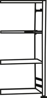 Anbauregal zerlegt HZA 17607 DA, 5 Böden 1750x600x750mm verzinkt