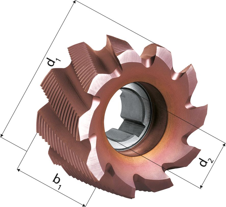 Walzenstirnfräser D1880 TiCN 63x40 HR