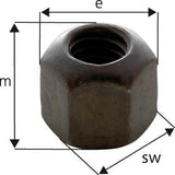 Sechskantmutter DIN6330B M24 AMF, 6-kant-Mutter, Mutter - 8741