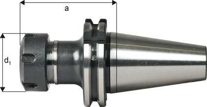 Spannzangenfutter DIN69871ADB SK40 ER16 A160 FORTIS, Spannzange, Spannzangenfutter - 5491