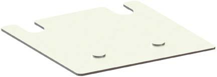 Produktbild von META Unterlegblech 2x140x140 verzinkt mit Stapelnocken 200176895 4026212283778