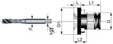 Schnellwechsel Einsatz Fe3 22,0Mm Fortis - 6130