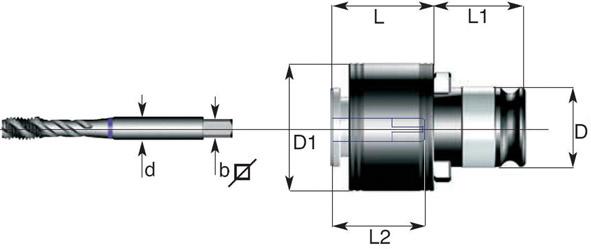 Schnellwechsel Einsatz Es 2 10,00Mm Fortis - 6184